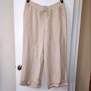 Lane Bryant Wide Leg Linen Pants size 18/20